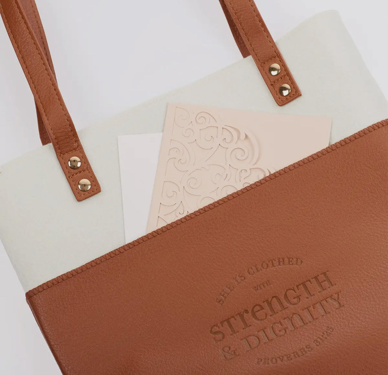 Strength & Dignity Bible Tote