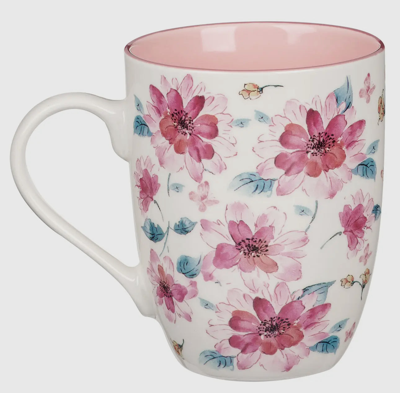 Mug Pink Floral Strength &
Dignity Prov. 31:25