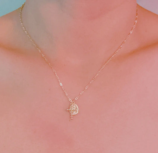 Cross and Saint Medallion
Charms