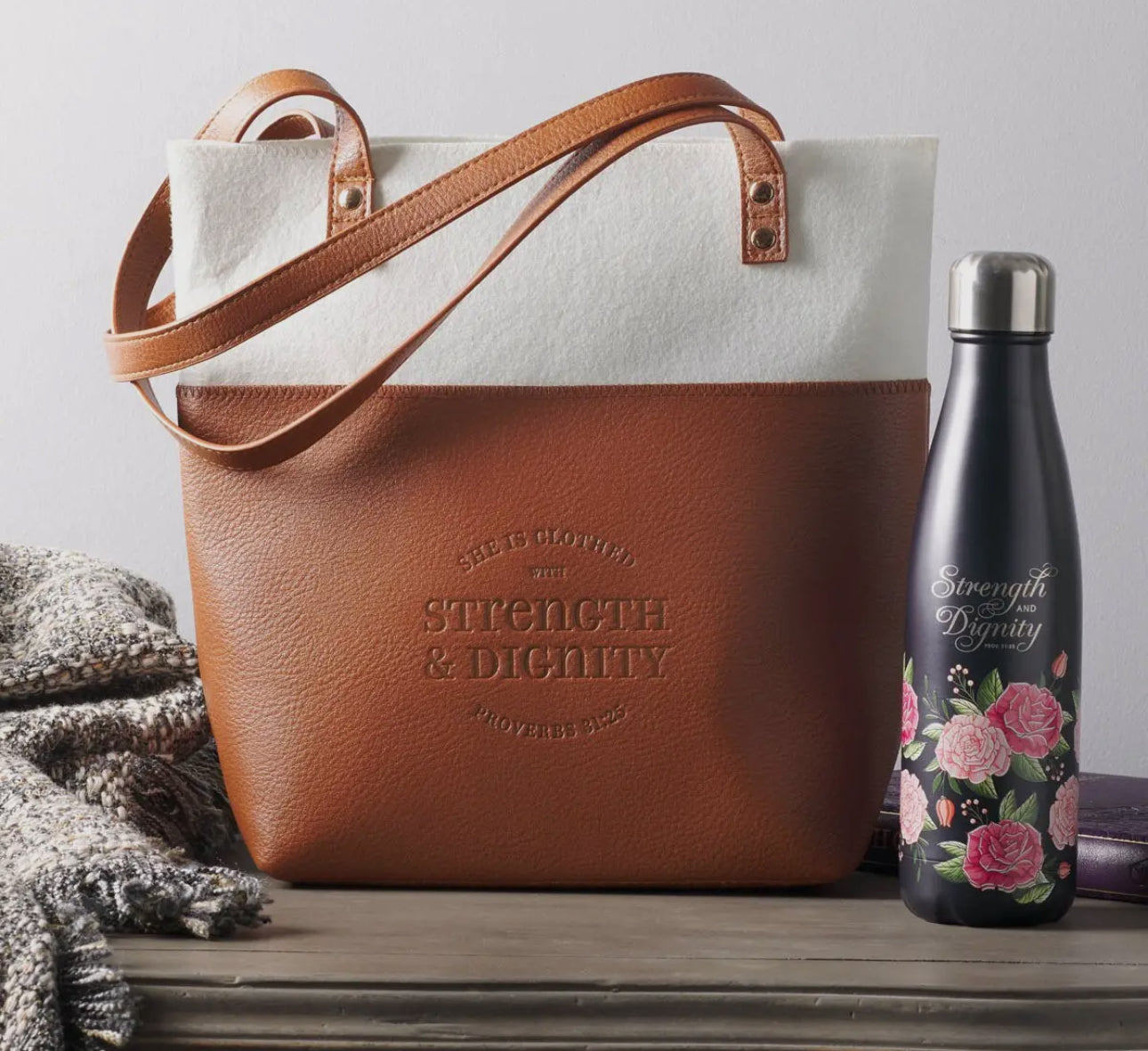 Strength & Dignity Bible Tote