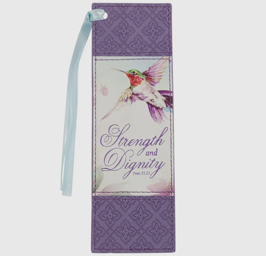 Bookmark Faux Leather
Purple Strength Prov. 31:25