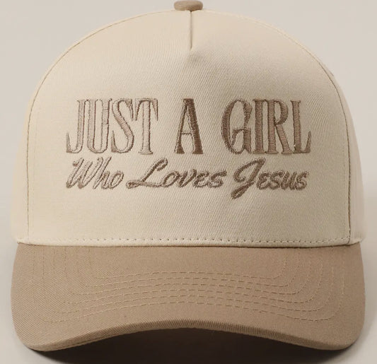 Just A Girl Who Loves Jesus Hat