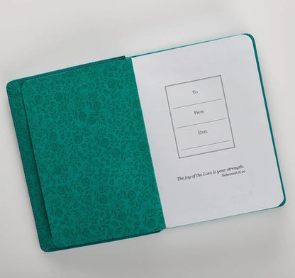 Journal Handy Teal Strength& Dignity Prov. 31:25