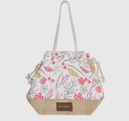 Blessed Floral Tote
